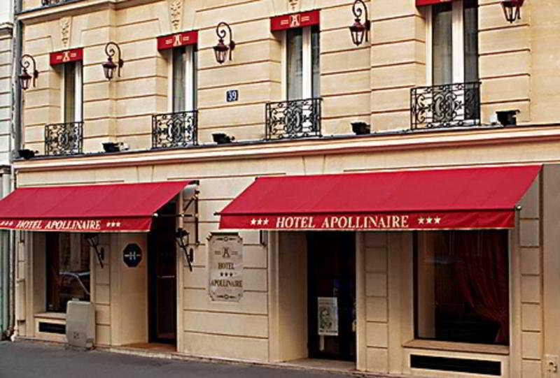 Apollinaire Hotell Paris Exteriör bild
